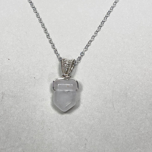 Simple Rose Quartz Pendants