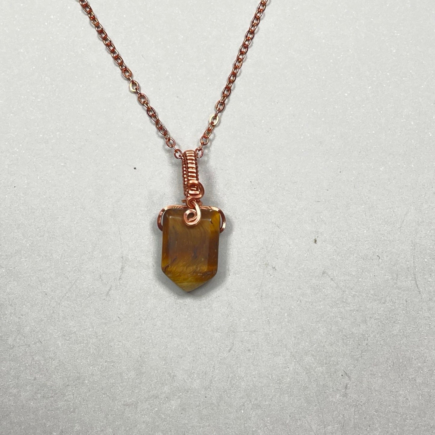Tiger’s Eye Simple Pendants