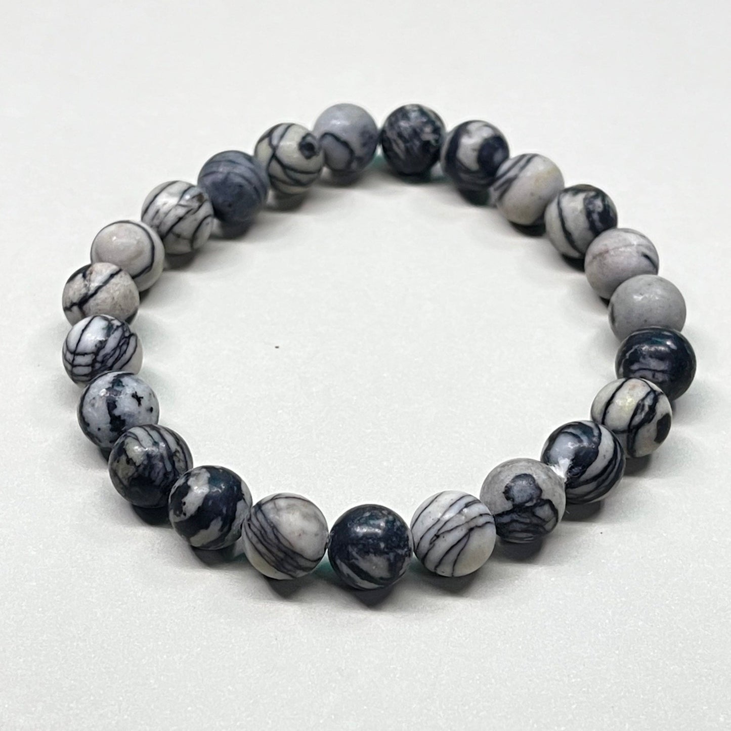 Black Network Stone Bracelets
