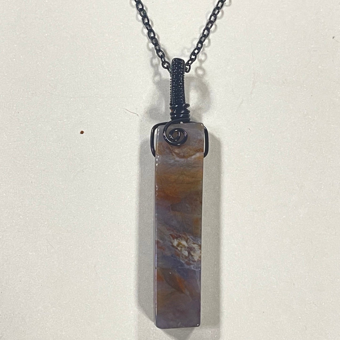 Indian Agate Simple Pendants