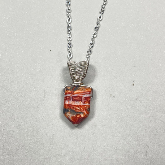 Picture Jasper Simple Pendant