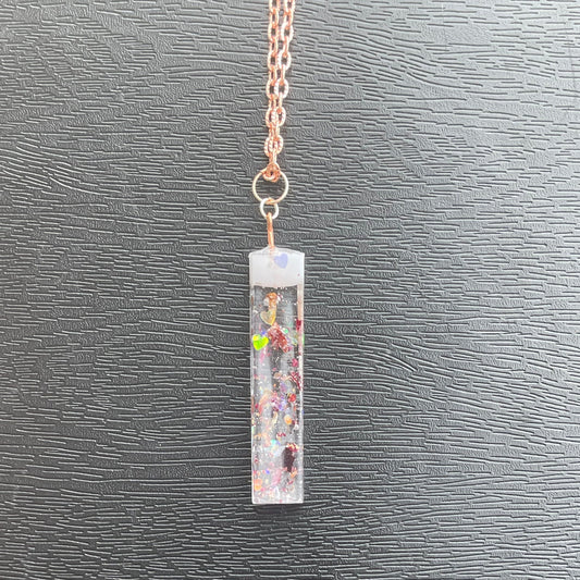 Glow in the Dark Floral Pendant