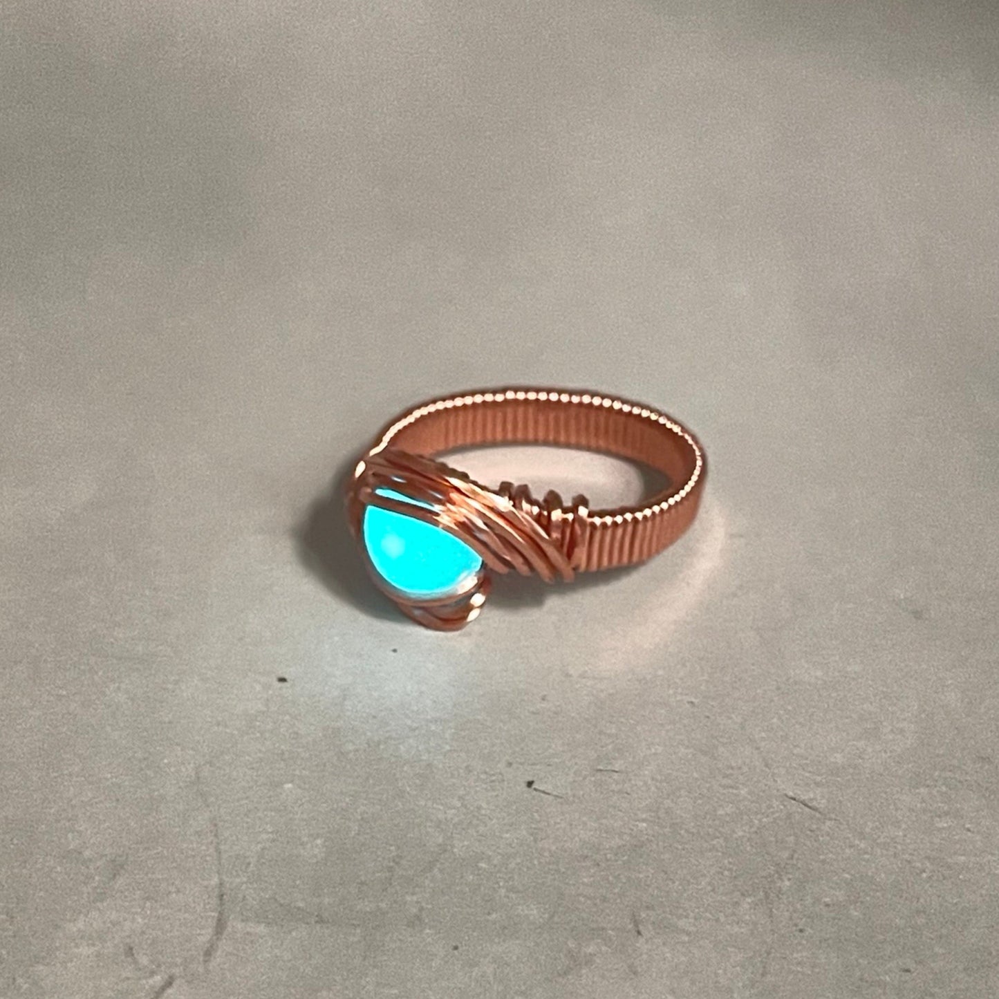 Glow in the dark Wire Rings