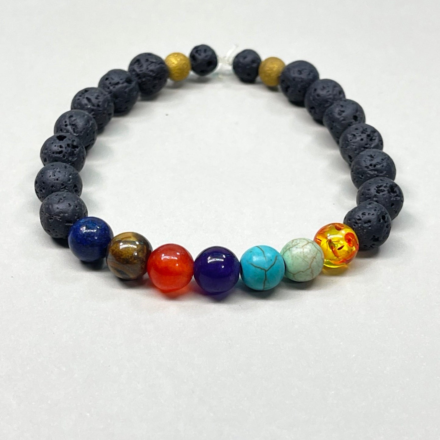 Seven Chakras Diffuser Bracelet