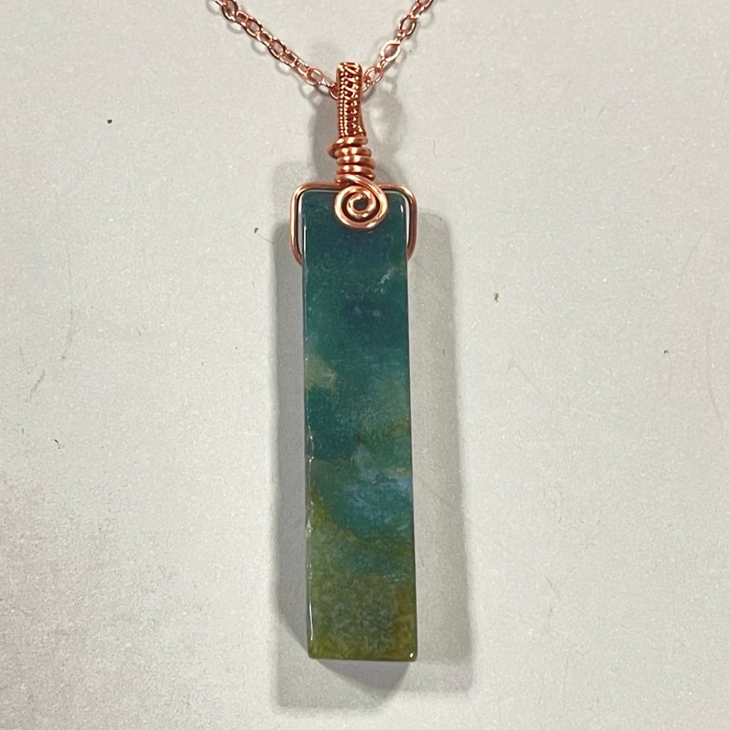 Indian Agate Simple Pendants