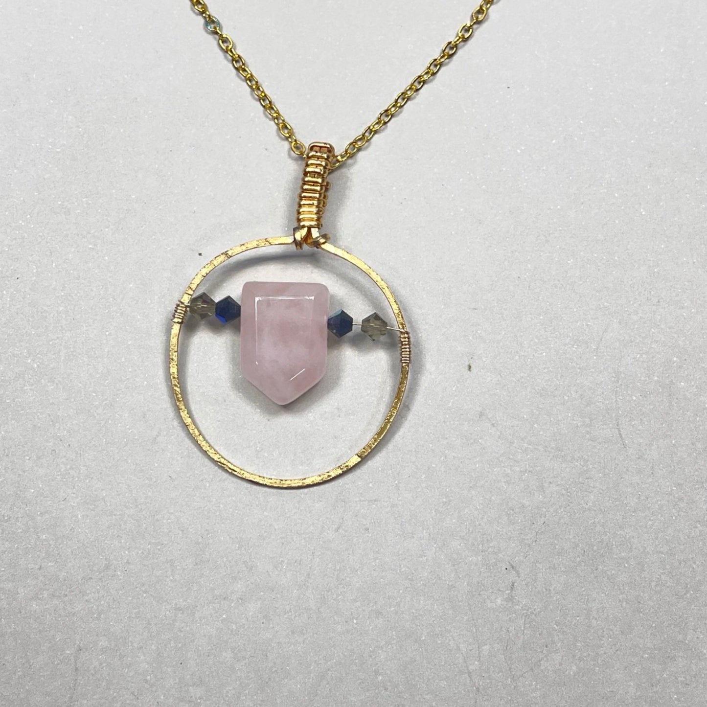 Rose Quartz Portal Pendants