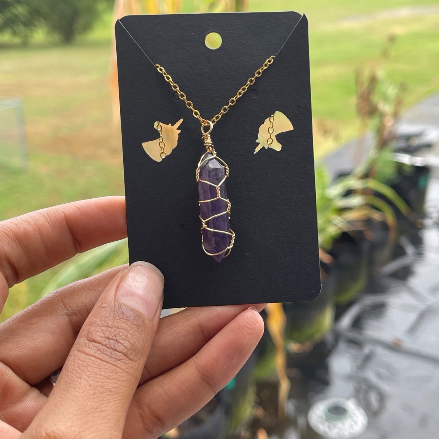 Crystal Point Necklaces