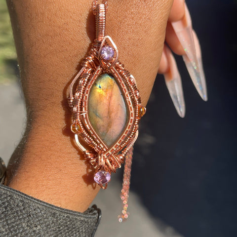 Labradorite Protection Amulet