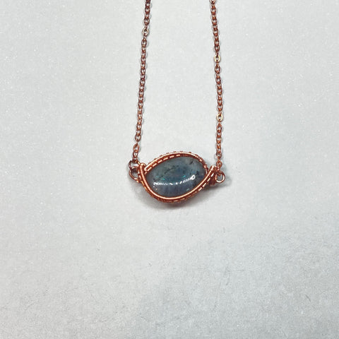 Labradorite Eye Choker Necklace