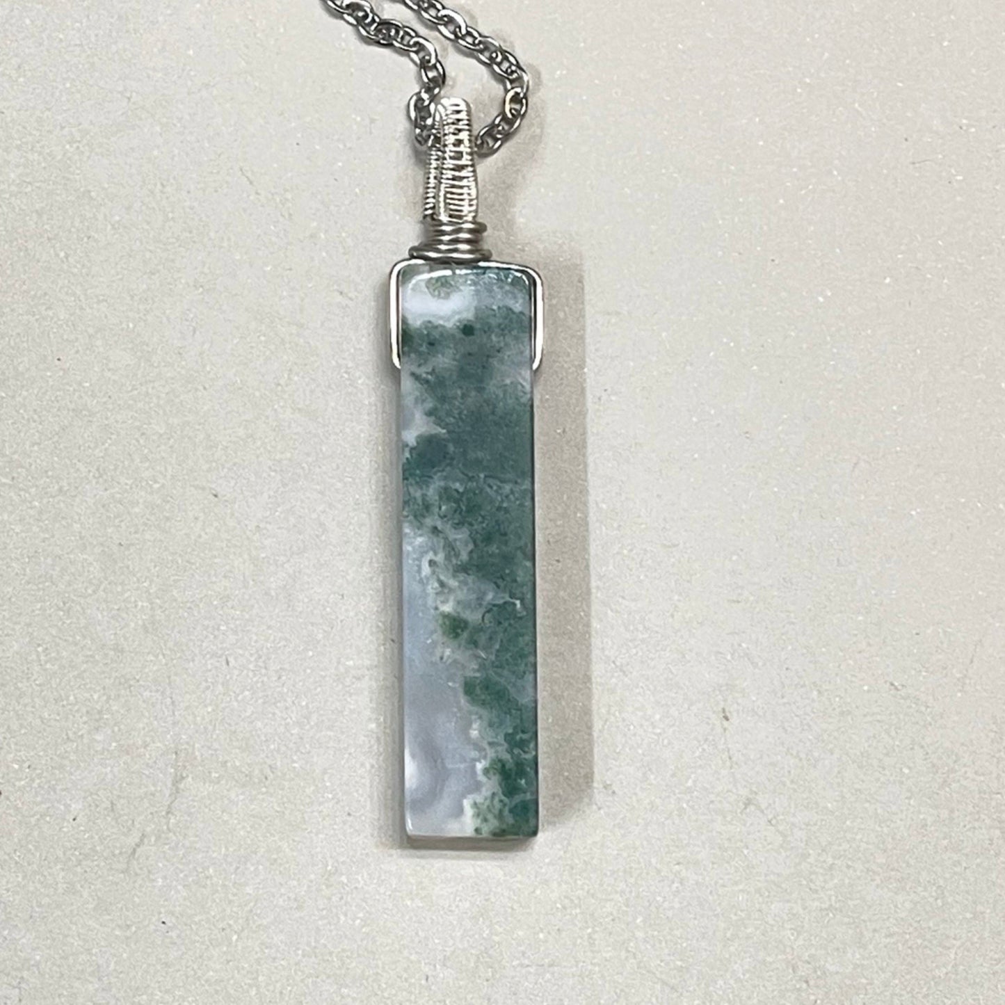 Indian Agate Simple Pendants