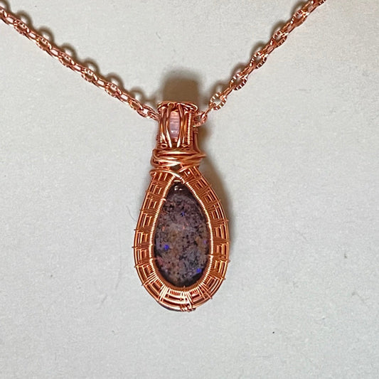 Andamooka Opal Pendant