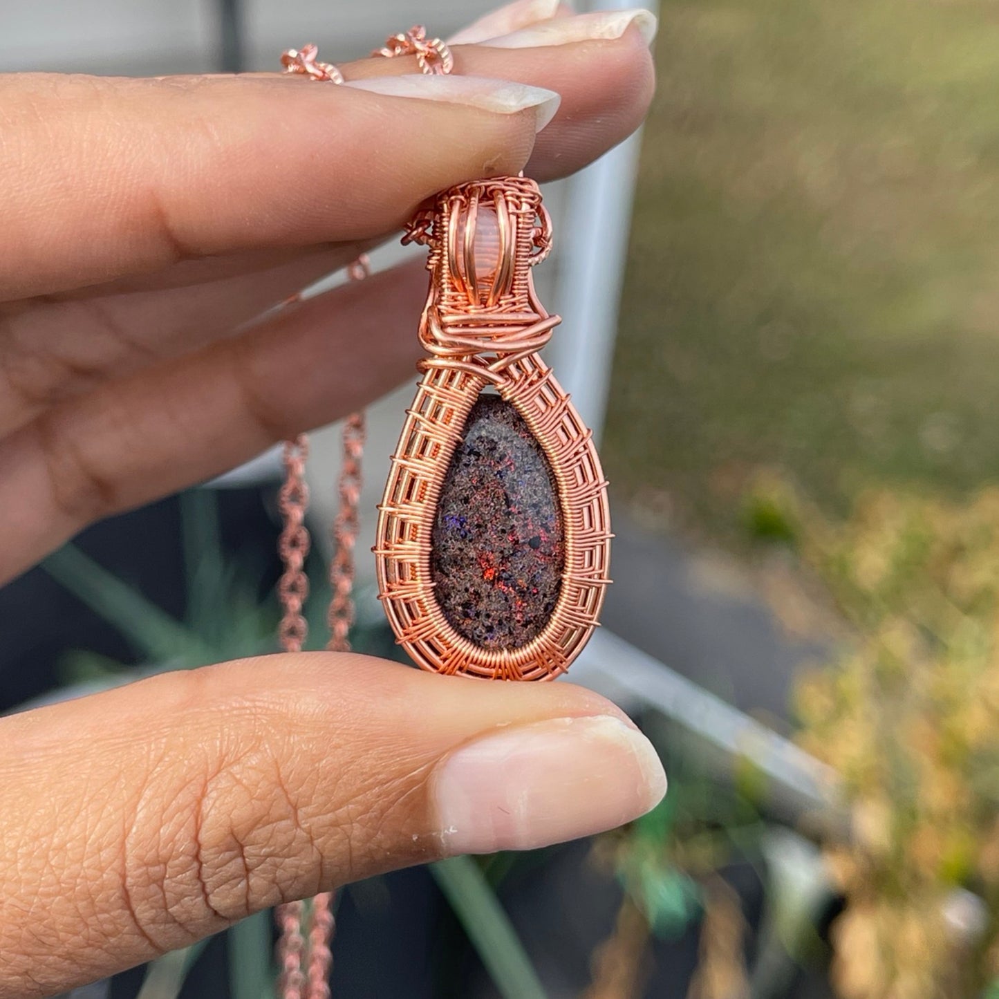 Andamooka Opal Pendant