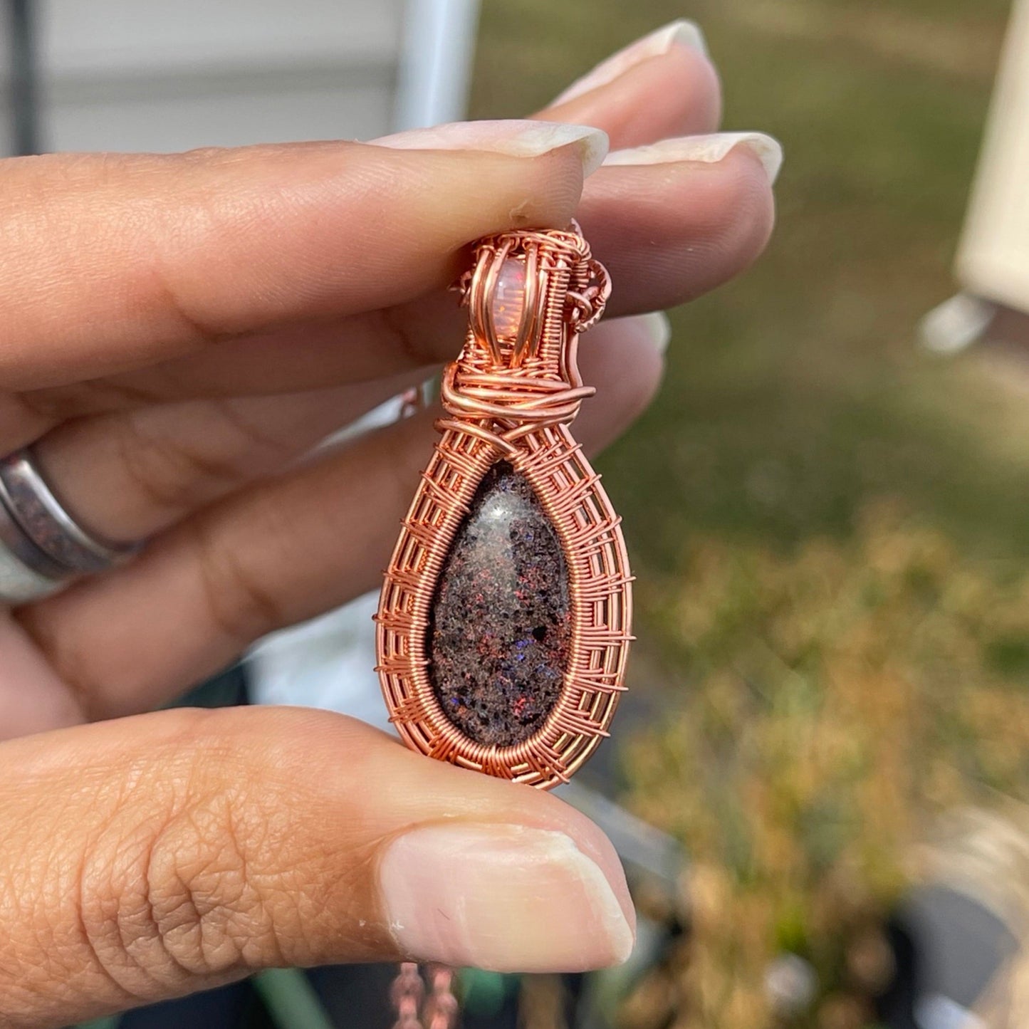 Andamooka Opal Pendant