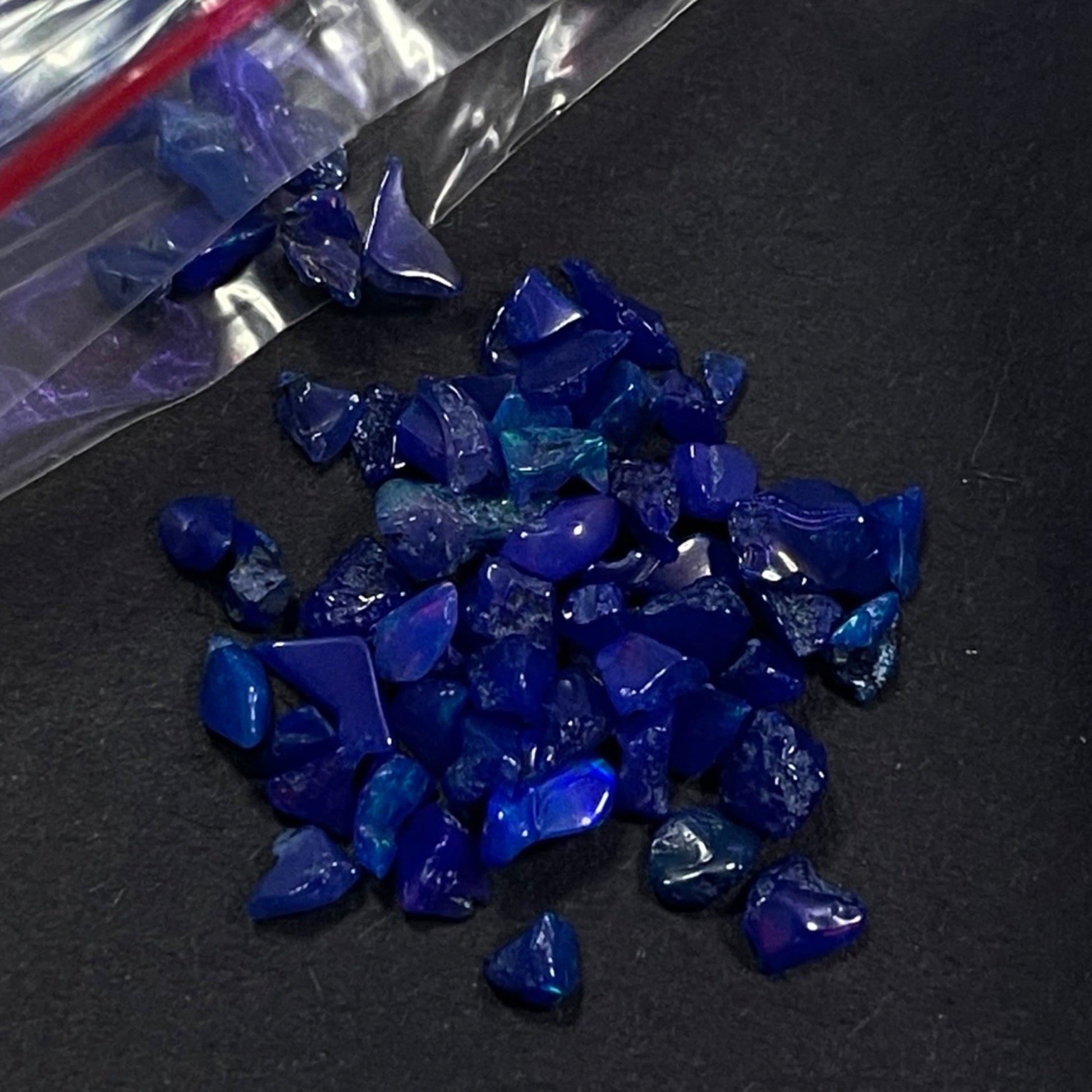 Crushed Blue Welo Opal