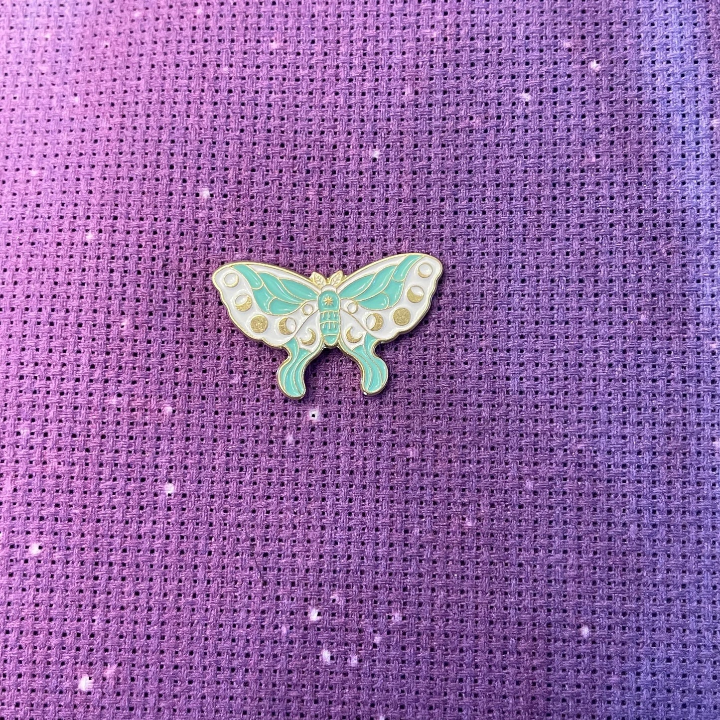 Witchy Butterfly Luna Moth Magnetic Enamel Needle Minder for Cross Stitch Embroidery Needle Nanny PICK YOUR STYLE