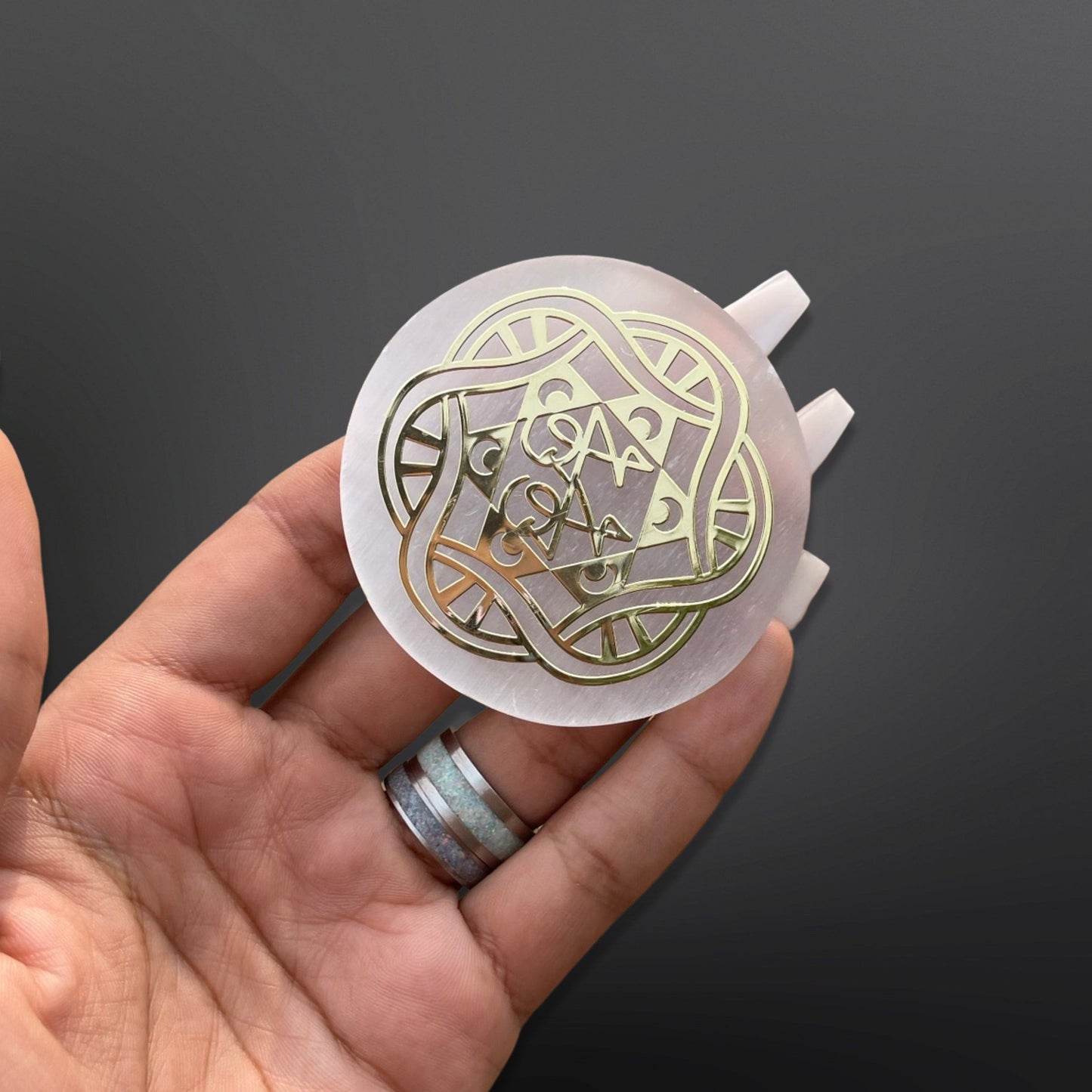 Engraved Selenite Plates