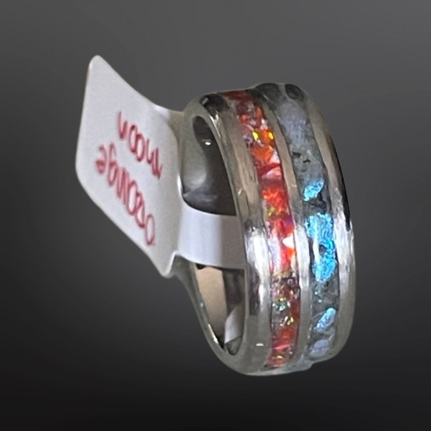 Orange Moon Dual Inlay Ring