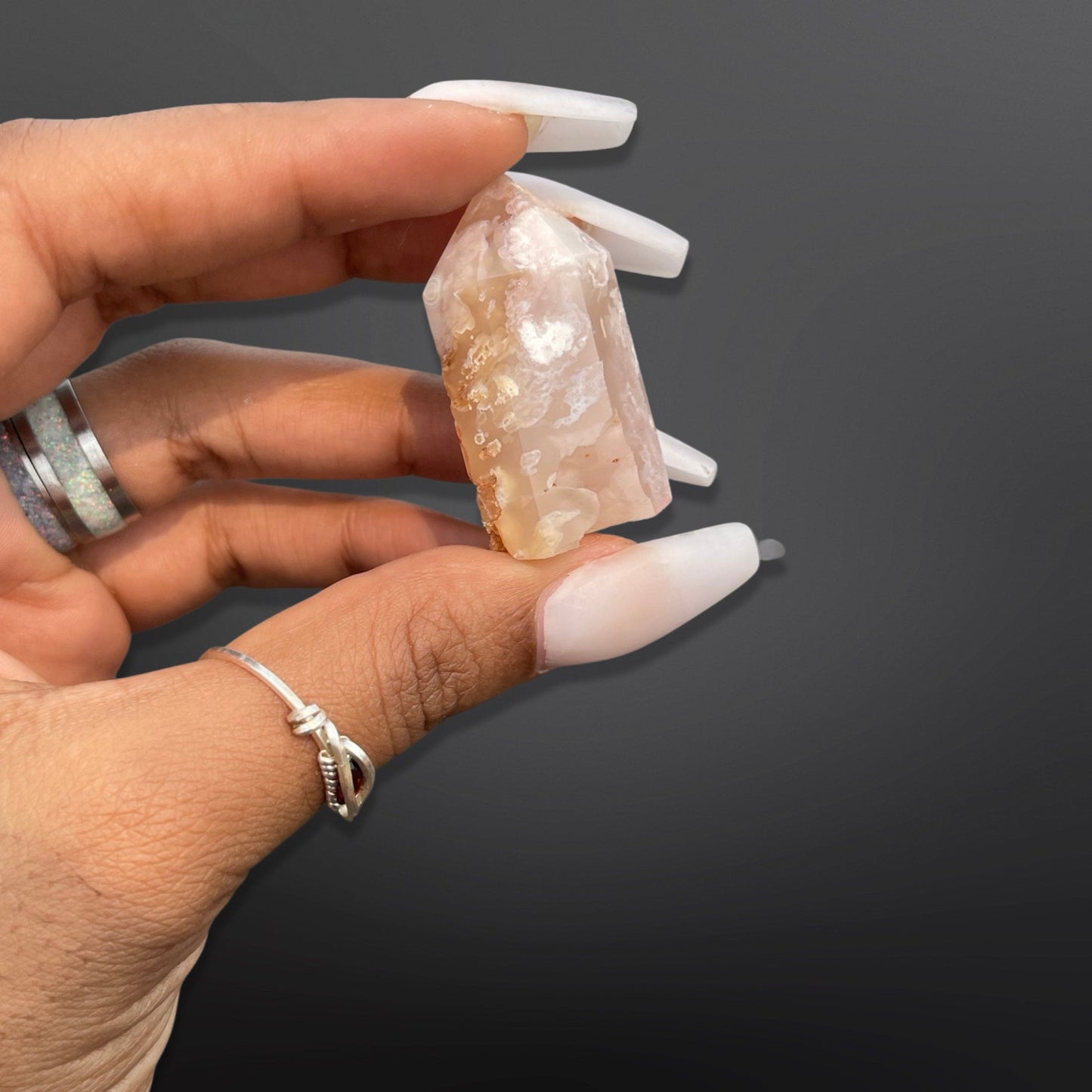 Flower Agate Mini Towers