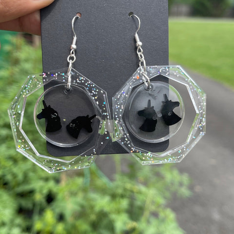 “TheHackedUnicorn” Earrings