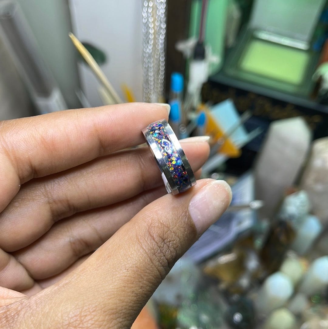 Vangogh Mosaic Inlay Ring