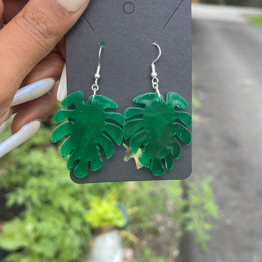 Floral Resin Earrings