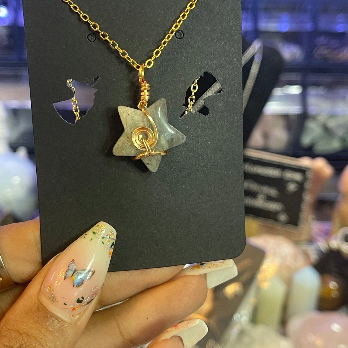 Crystal Star Pendants