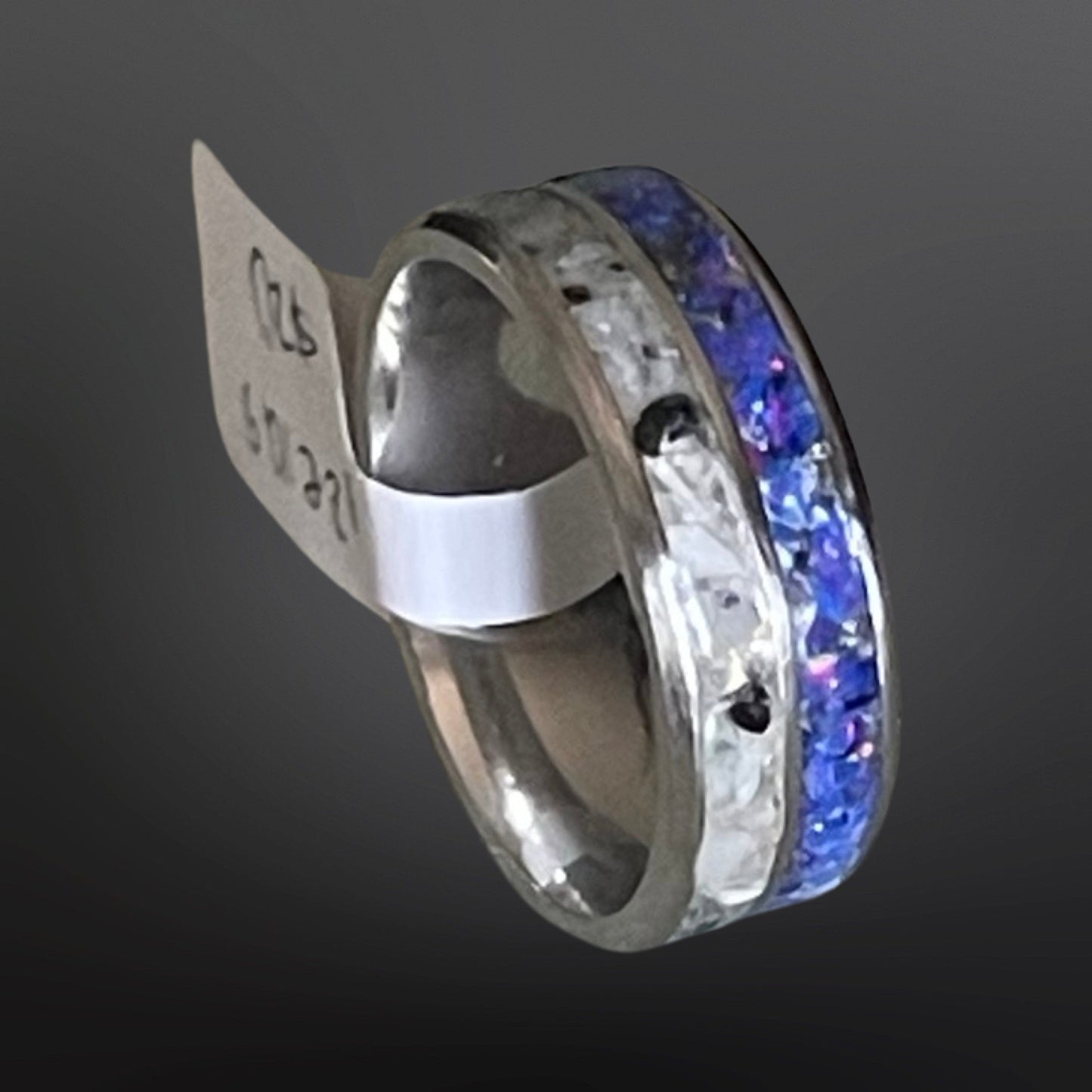 Moonstone Blues Inlay Ring