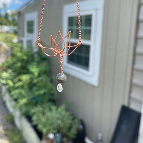 Lotus Choker Necklace