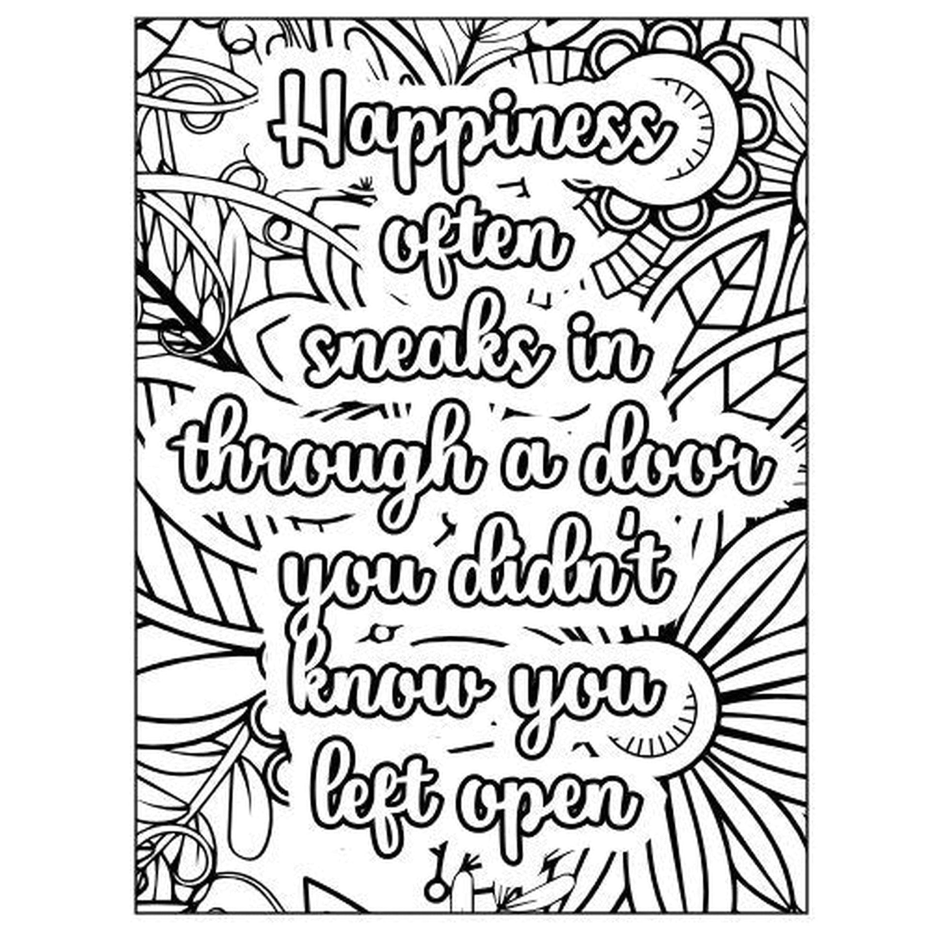 100+ Page Motivational Coloring Book thehackedunicorn