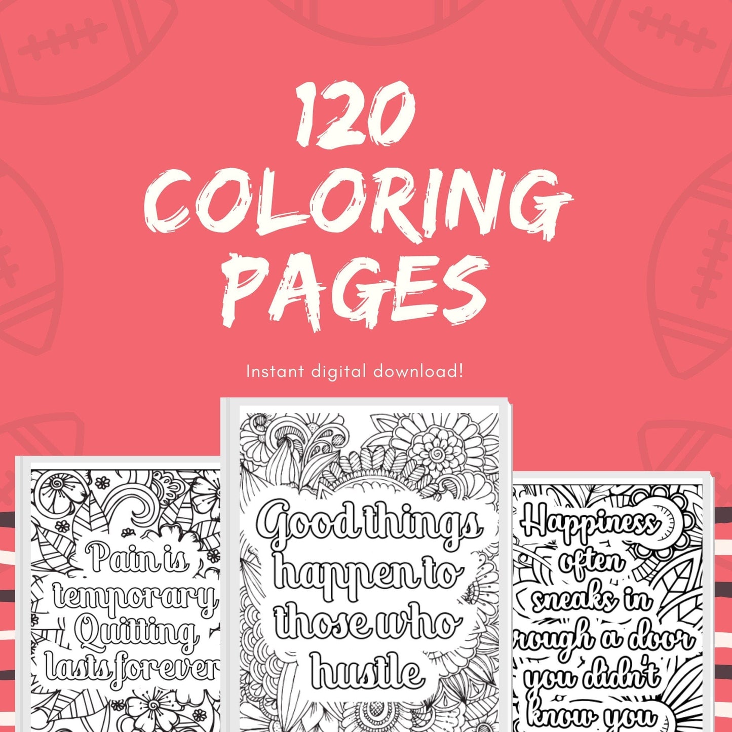 120 Motivational Mandala Coloring Book Pages thehackedunicorn