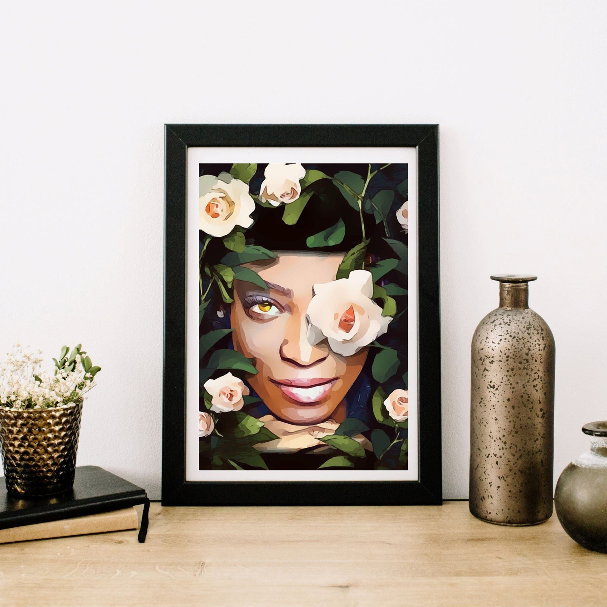 Black Nature Witch Print thehackedunicorn