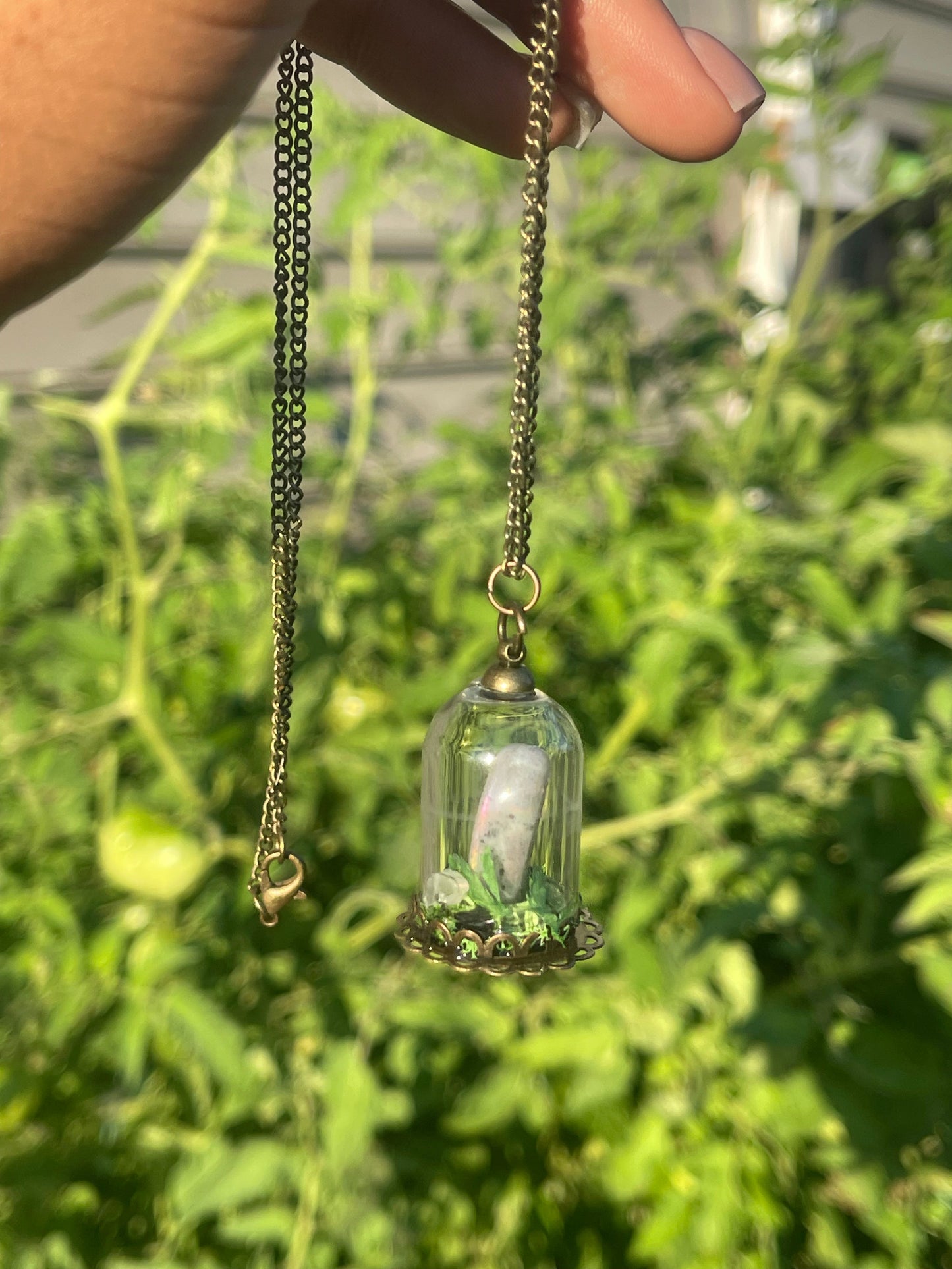 Crystal Terrarium Necklaces thehackedunicorn 5