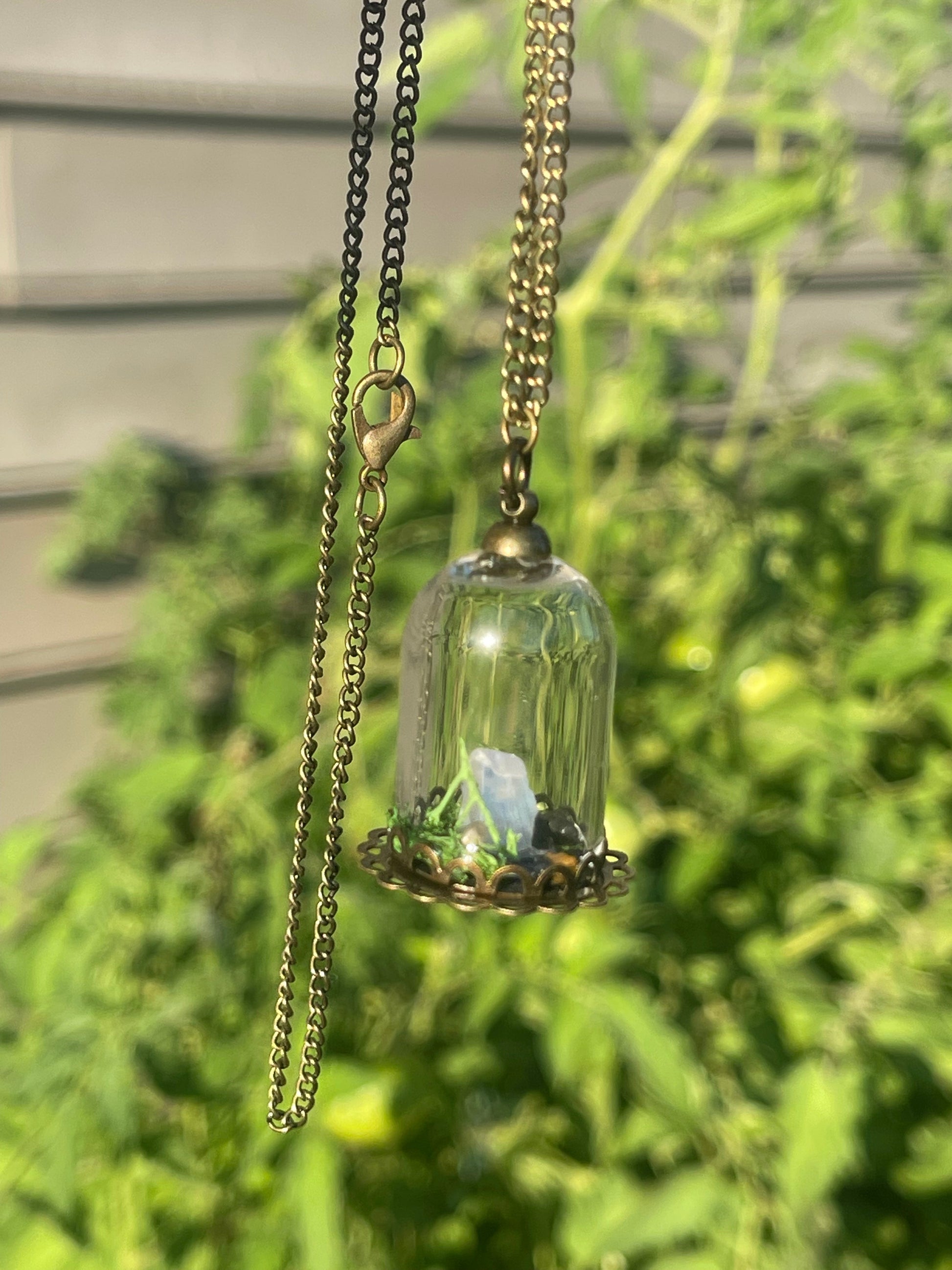 Crystal Terrarium Necklaces thehackedunicorn 6