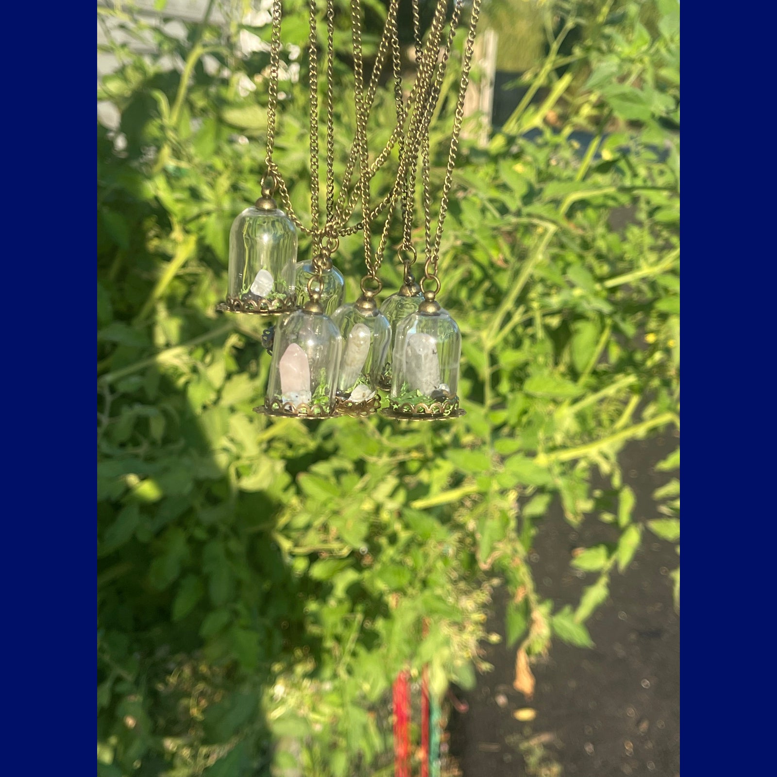Crystal Terrarium Necklaces thehackedunicorn