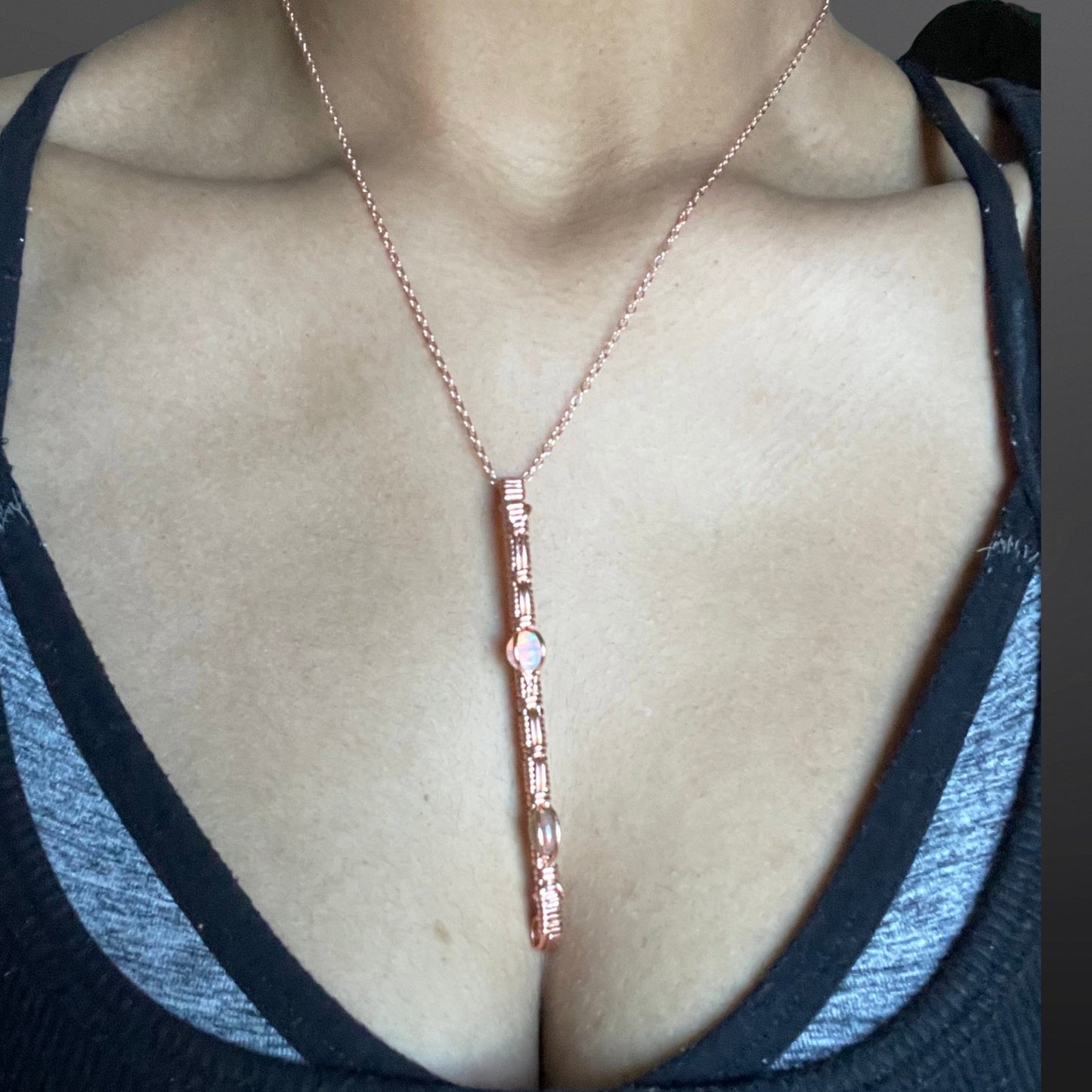 3 Way Copper Opal Pendant