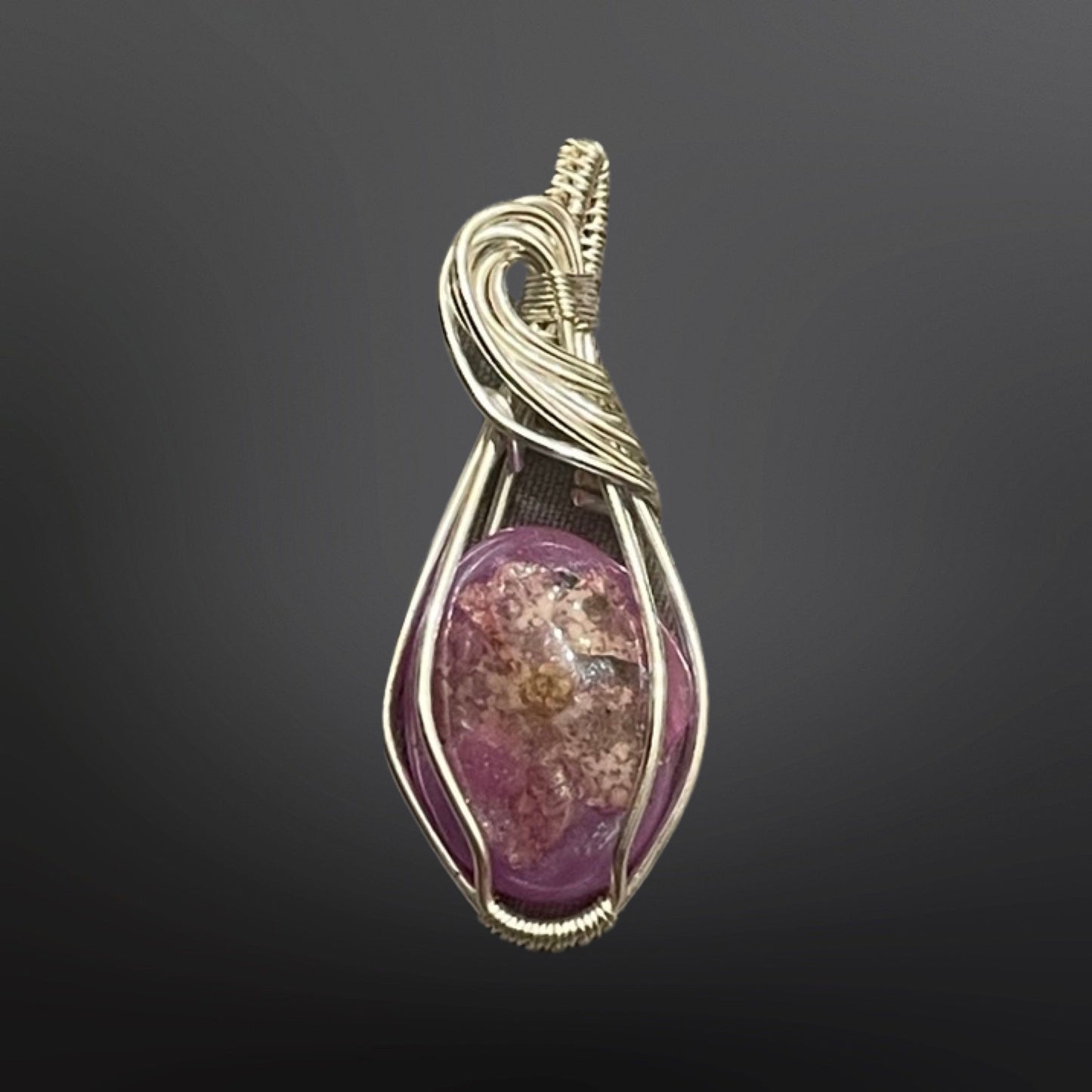 Floral Resin Pendants