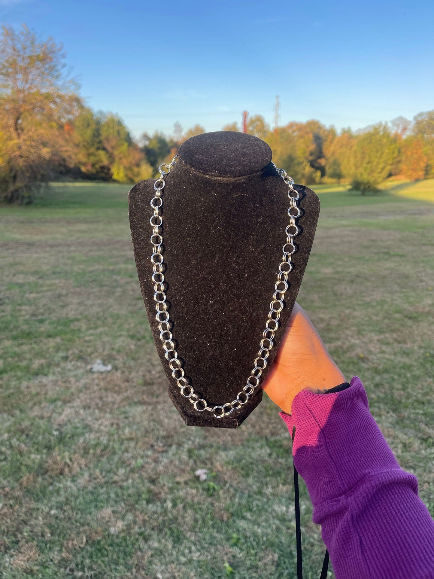 Masculine Chainmaille Necklace