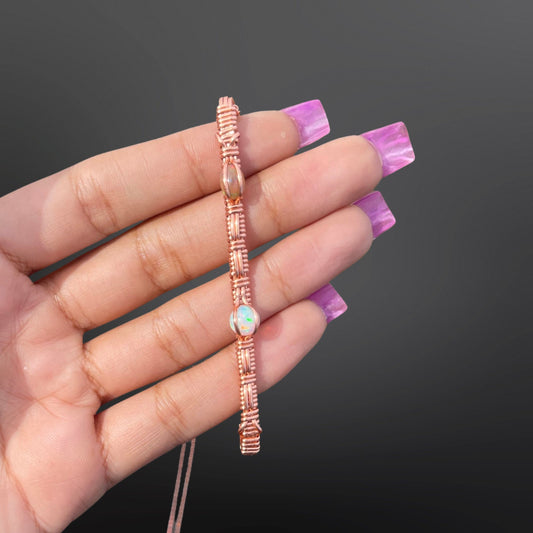 3 Way Copper Opal Pendant