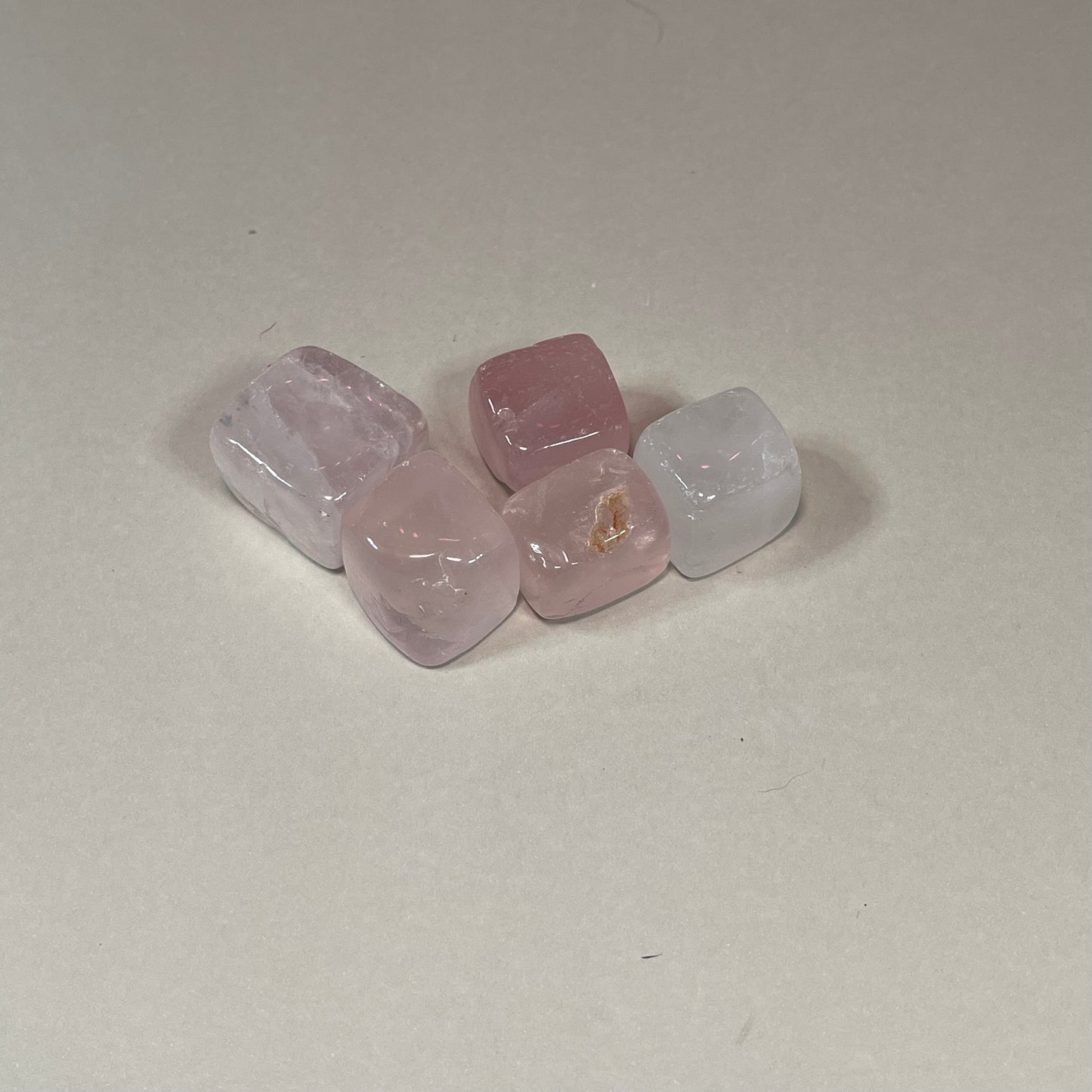 Rose Quartz Cubes