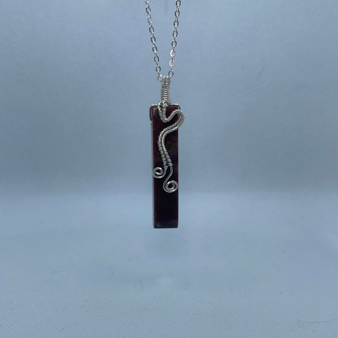 Indian Agate Simple Pendants