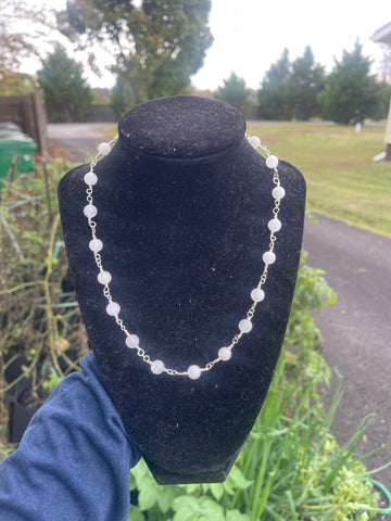 Beaded Moonstone Necklace