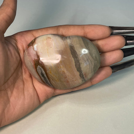 Polychrome Jasper Chunky Heart