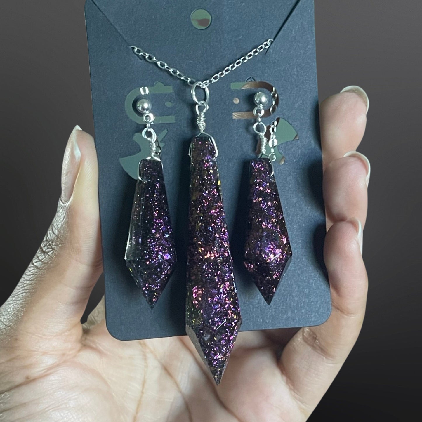 Pendulum Earring & Necklace Sets