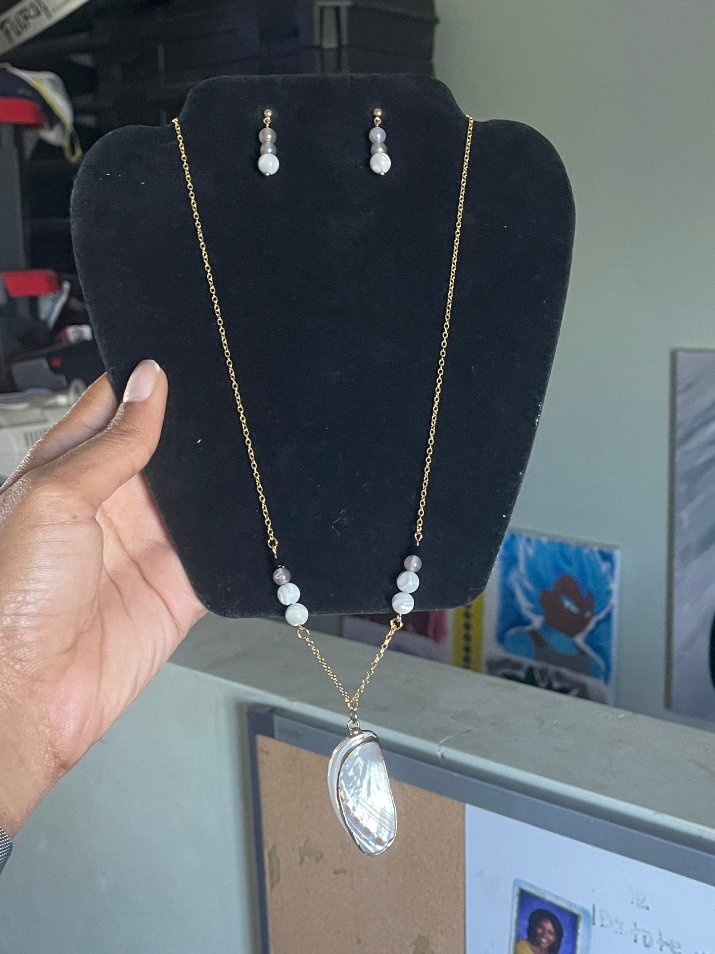 Shell Necklace & Earring Sets
