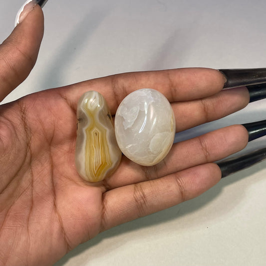 Apricot Agate Tumbled Stones