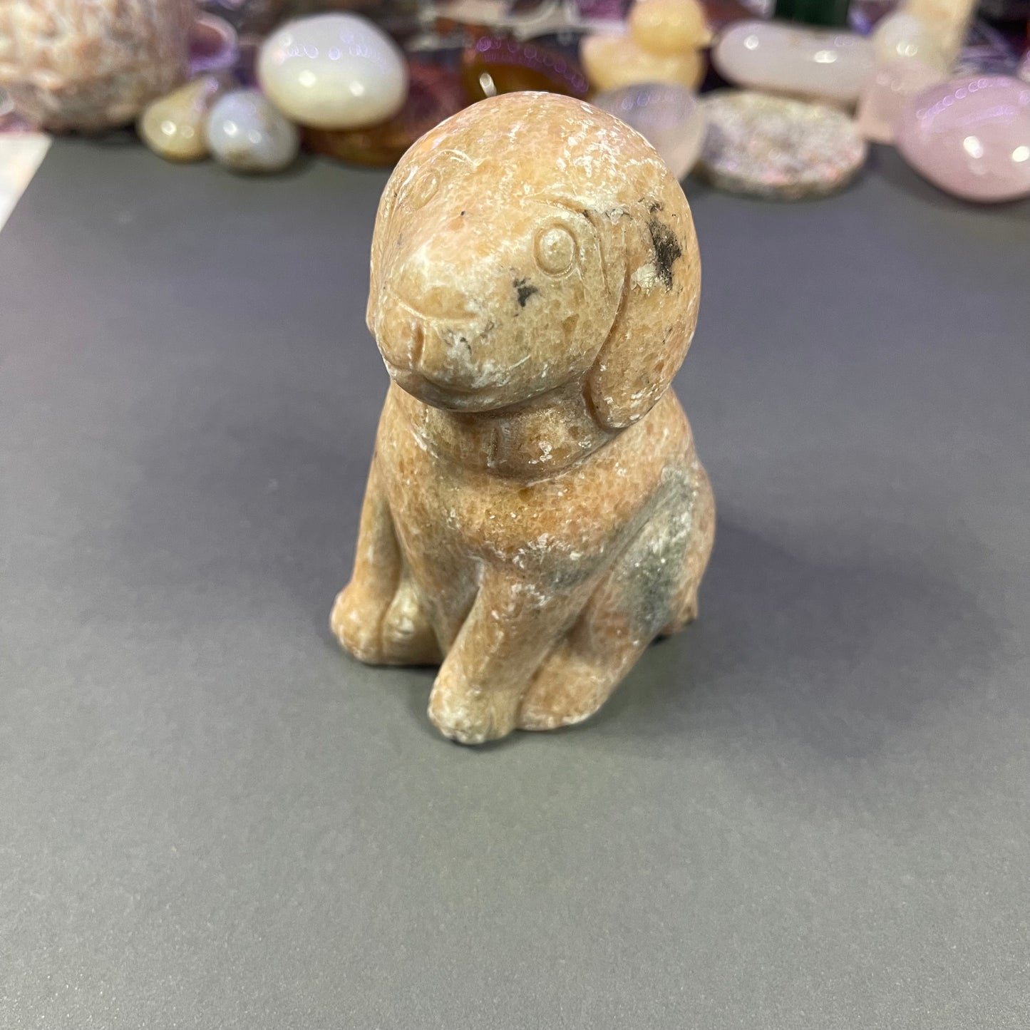 Orange Calcite Pupper