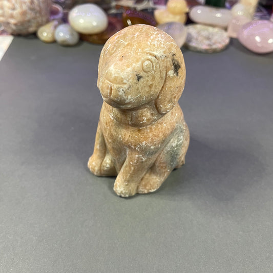 Orange Calcite Pupper