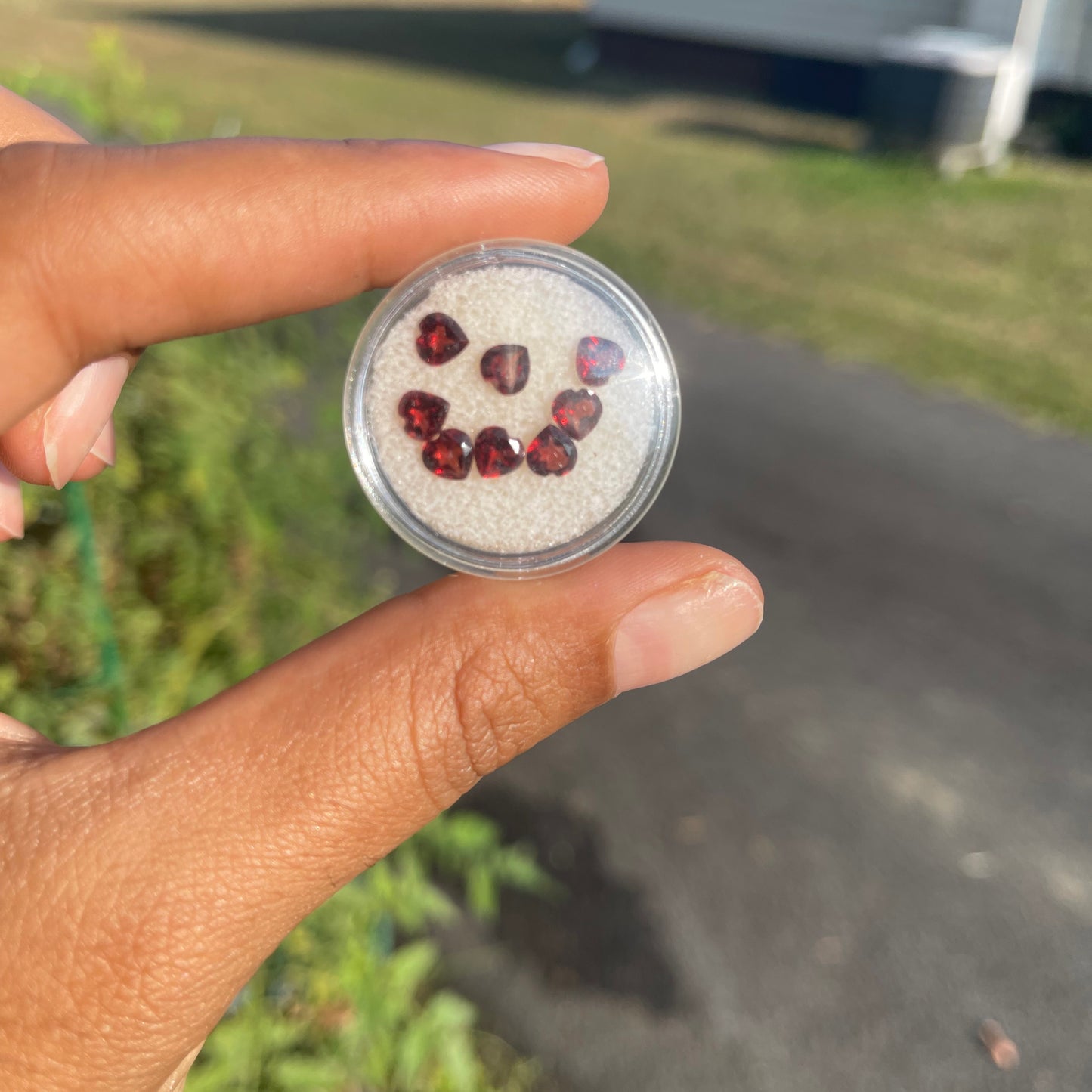 Design Your Own Garnet Heart Ring