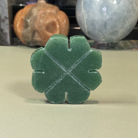 Green Aventurine Clovers