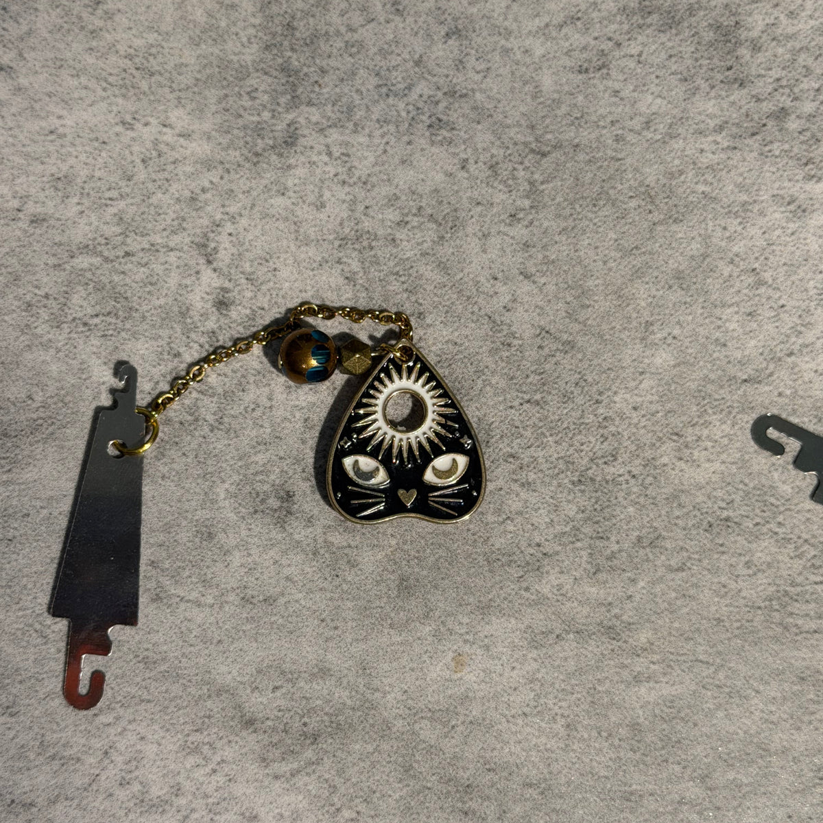 Planchette Witchy Gothic Magnetic Enamel Needle Minder with Threader for Cross Stitch Embroidery Needle Nanny PICK YOUR STYLE
